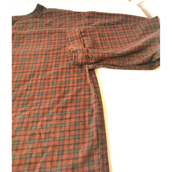 Men's Night Shirt Harley Davidson Flannel Long Sleeve Vintage XL - Picture 7 of 11